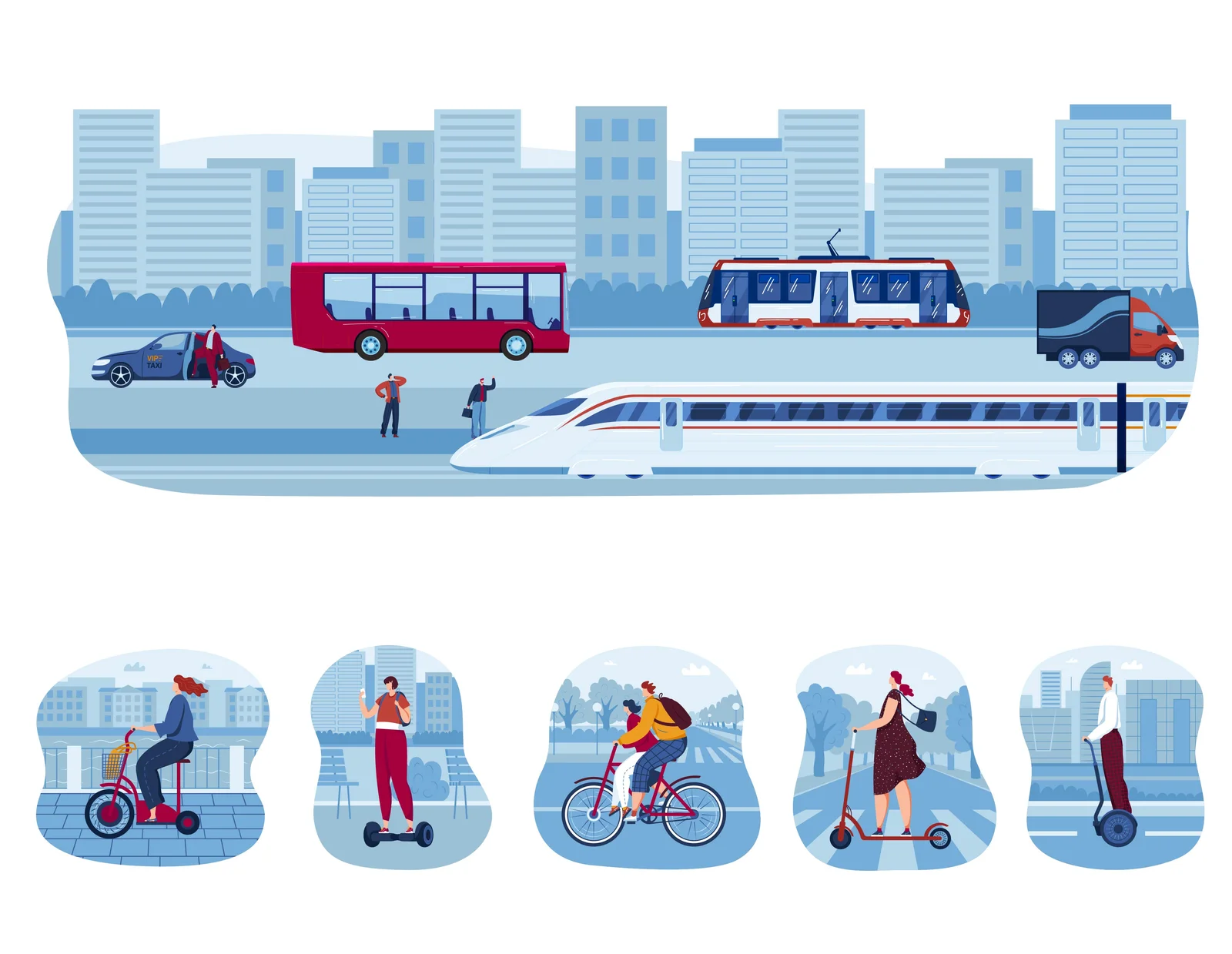 代步工具+大眾運輸組合通勤